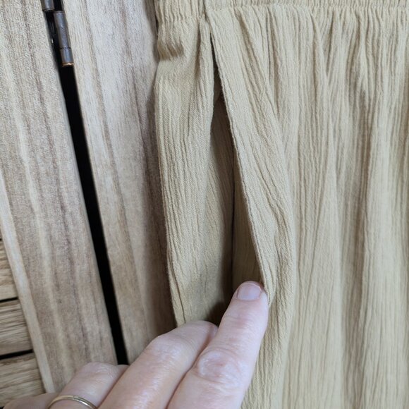 Vintage Alfred Dunner Beige Drawstring Pants w/ Pockets Size 16 - Picture 3 of 9